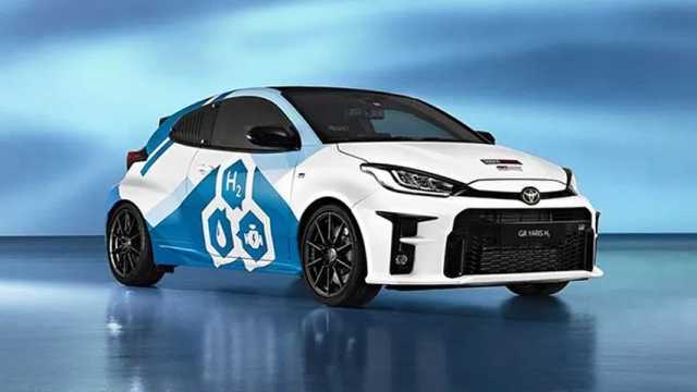 El Toyota GR Yaris H2 que está impulsado con hidrógeno. (Foto: Toyota)