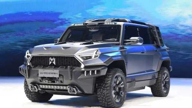 Dongfeng Mengshi M-Terrain el Hummer chino eléctrico que ya puede ser tuyo. (Foto: Dongfeng)